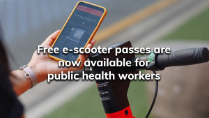 Read more about the article Free e-scooter passes are now available for public health workers