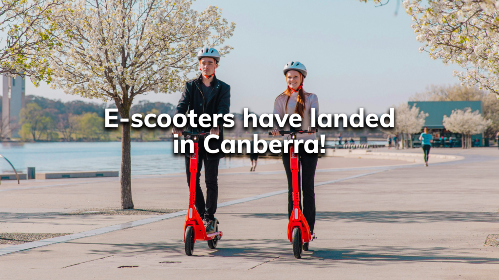 Escooters have landed in Canberra! Neuron Mobility