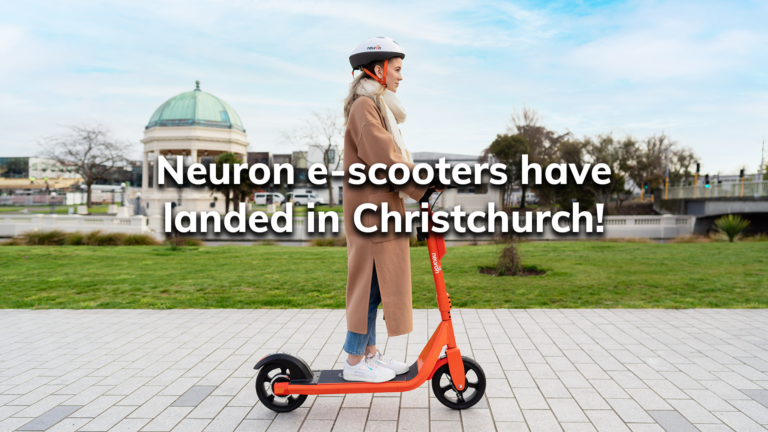 Read more about the article Neuron e-scooters have landed in Christchurch!