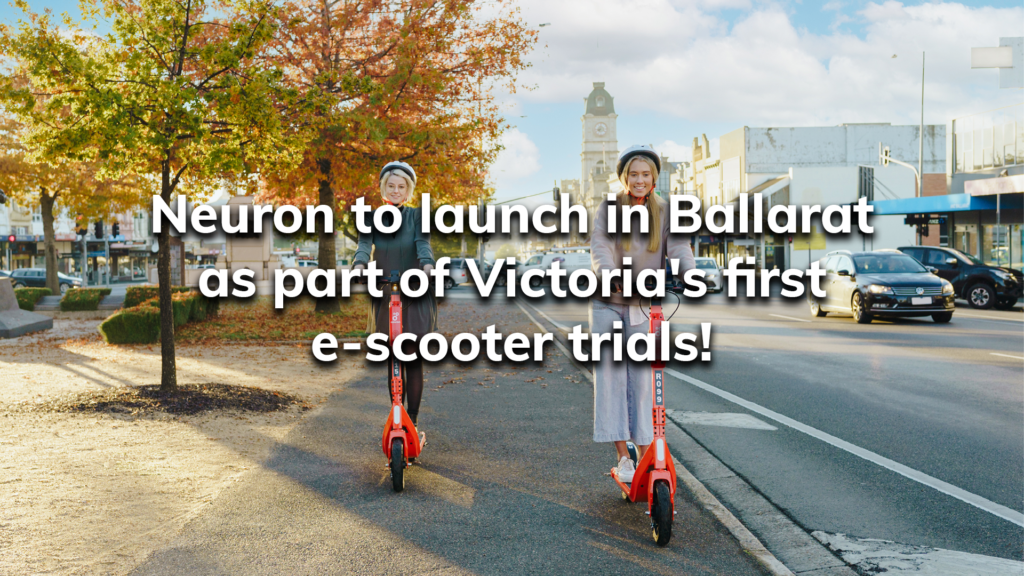 Neuron to launch in Ballarat as part of Victoria's first escooter