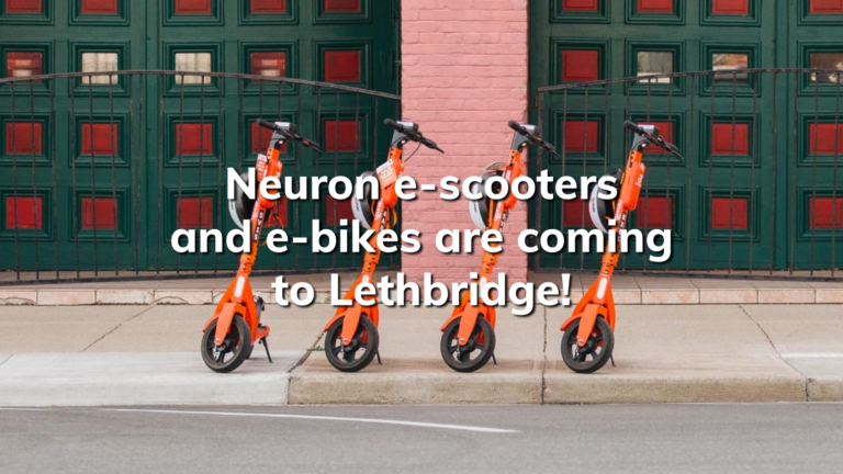 Read more about the article Neuron e-scooters and e-bikes are coming to Lethbridge!