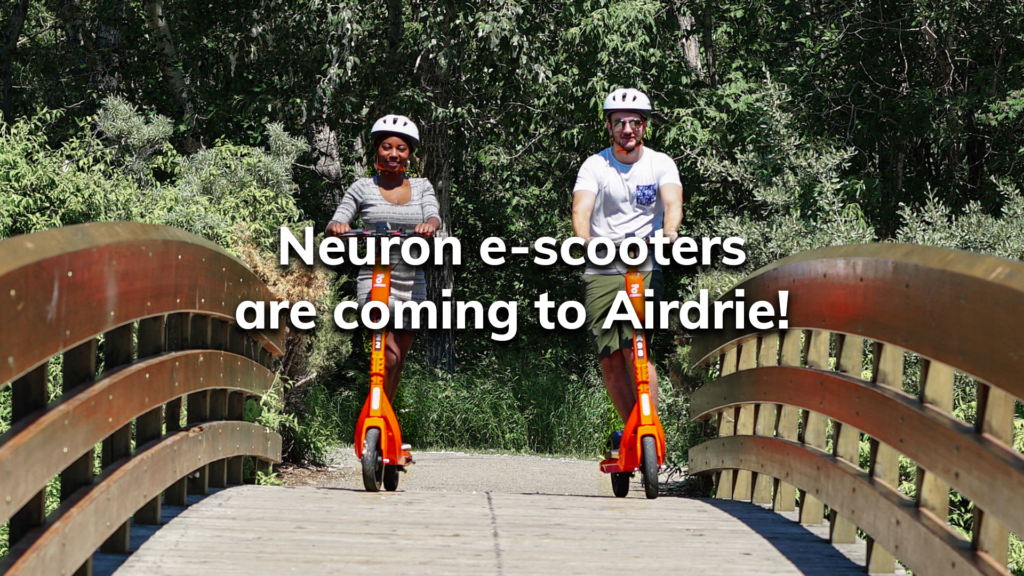 Neuron escooters are coming to Airdrie! Neuron Mobility